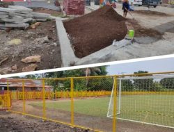 Laskar NTB Pertanyakan Pembangunan Lapangan Futsal dan Taman Harum di Kel.Monjok Kota Mataram Senilai 7 M
