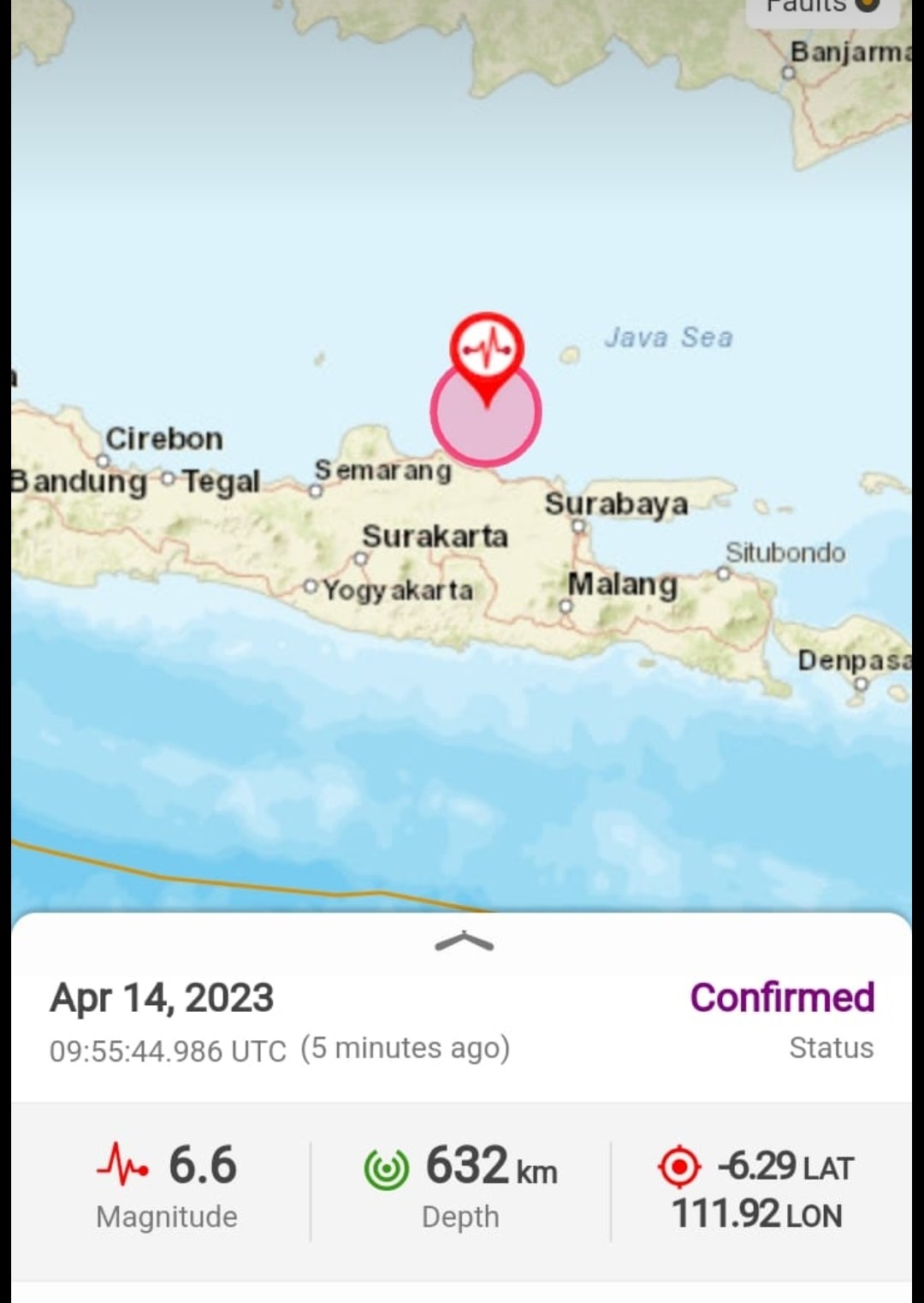 Gempa Berpusat Di Kilometer Barat Laut Tuban Jawa Timur Terasa Hingga Di Lombok Ntb Lpkpkntb