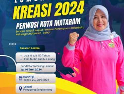 Perwosi Kota Mataram Adakan Lomba Senam Kreasi 2024