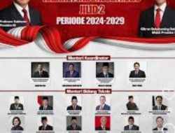 Info Terbaru SUSUNAN KABINET Pemerintahan Prabowo – Gibran Periode 2024-2029 ????????????????