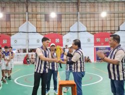 Turnamen Bola Basket Persatuan Bola Basket Seluruh Indonesia (PERBASI) Dibuka Wakil Bupati Luwu Utara Suaib Mansur