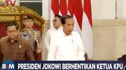 Secara Tidak Hormat!  Presiden Jokowi Resmi Berhentikan Ketua KPU RI Hasyim Asy ari