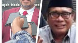 Kuasa hukum Erles Rareral (kiri) dan bakal calon Wagub NTB Suhaili FT (kanan)