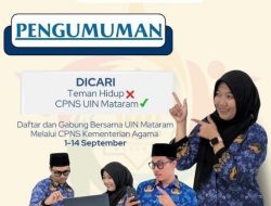 UIN Mataram Buka 34 Formasi Pendaftaran CPNS 2024 Dowload Syarat Lengkapnya