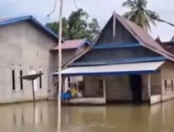 Ratusan Rumah Warga di Kecamatan Malangke Kabupaten Luwu Utara Terendam Banjir