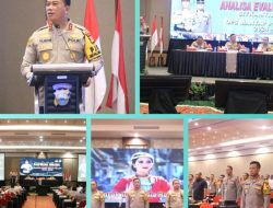 Kapolda Sulsel Pimpin Rapat Anev Siskamtibmas Pilkada dan Operasi Mantap Praja Pallawa 2024-2025