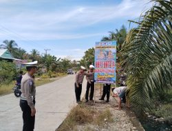 Hari Ketiga Operasi Keselamatan Pallawa 2025, Polres Luwu Utara Gencarkan Pemasangan Papan Himbauan