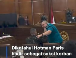 VIDEO Detik-Detik Razman Arif Ngamuk di Sidang, Petugas Sigap Amankan Hotman