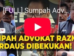 VIDEO VIRAL! MA Bekukan Sumpah Razman & Firdaus: Advokat Kontroversial Tak Bisa Praktik!